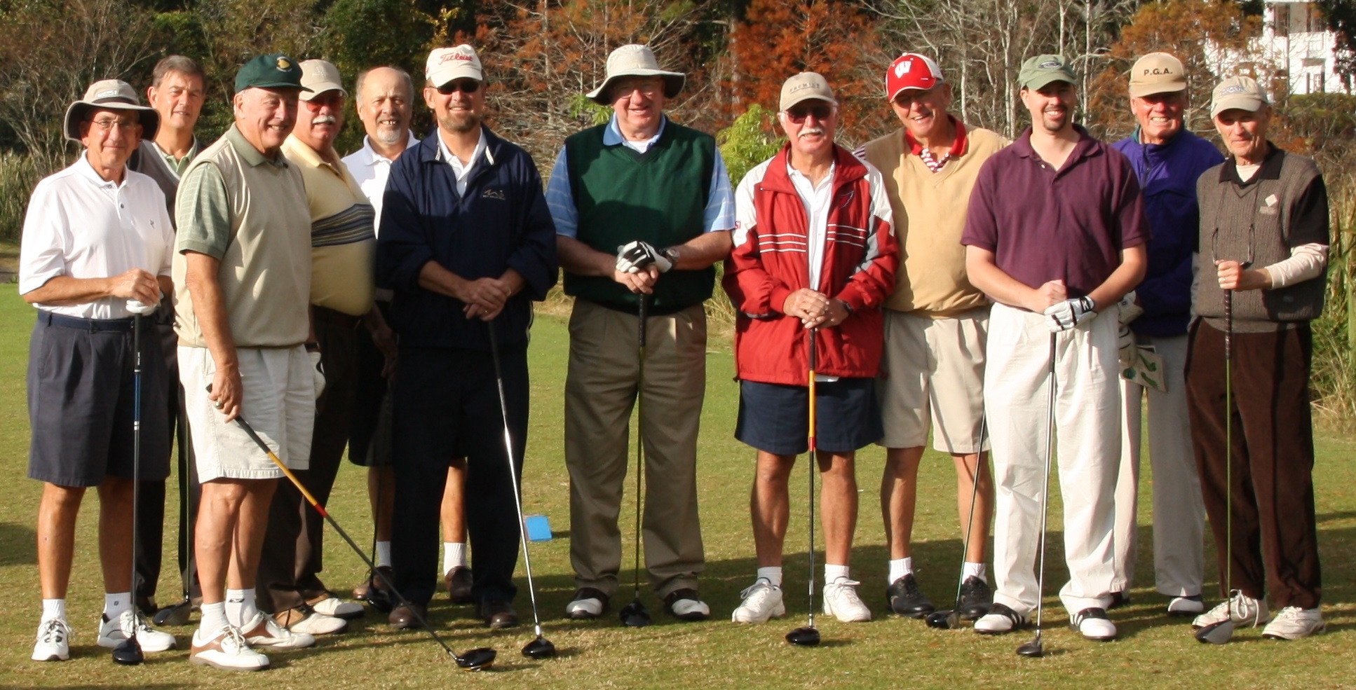 2008 Poor Golfers Association group photo
